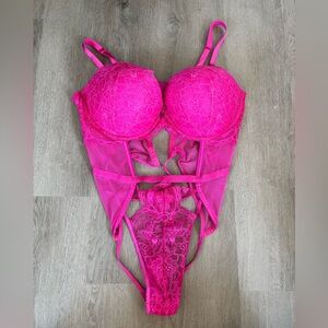 Victorias Secret pink lingerie